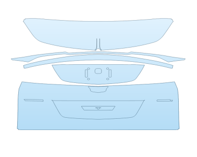 2026 CADILLAC VISTIQ PREMIUM LUXURY FULL REAR HATCH W/EMBLEMS paint protection film kit