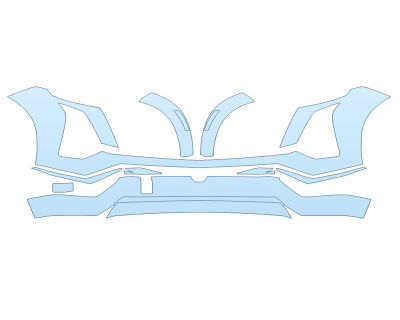 2026 CADILLAC VISTIQ SPORT BUMPER paint protection film kit