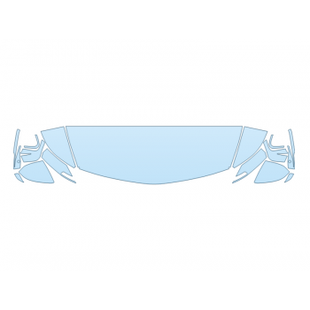 2026 CADILLAC VISTIQ SPORT HOOD FENDERS MIRRORS 18 INCH STRAIGHT (WRAPPED EDGES) paint protection film kit