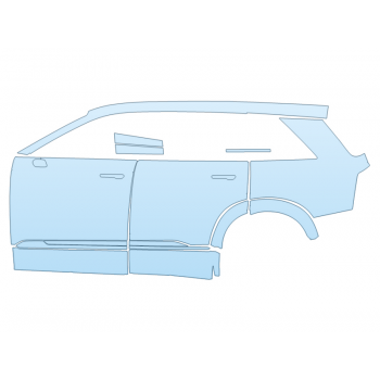 2026 CADILLAC VISTIQ SPORT FULL DRIVER SIDE PPF kit 2026 CADILLAC VISTIQ SPORT FULL DRIVER SIDE paint protection film kit