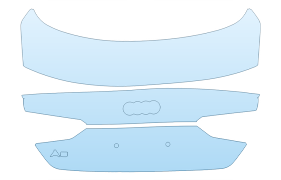2027 AUDI A5 SPORTBACK PREMIUM TRUNK paint protection film kit