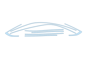 2027 AUDI A5 SPORTBACK PREMIUM WINDOW TRIM