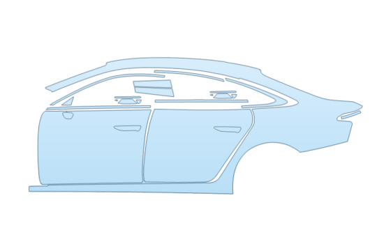2026 AUDI A6 PREMIUM FULL DRIVER SIDE PPF kit 2026 AUDI A6 PREMIUM FULL DRIVER SIDE paint protection film kit