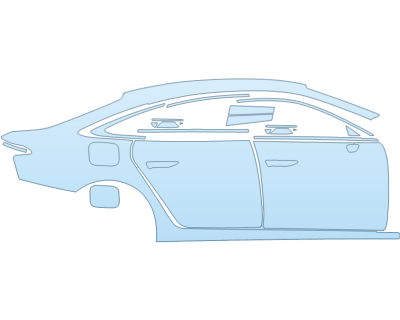 2026 AUDI A6 PREMIUM FULL PASSENGER SIDE paint protection film kit