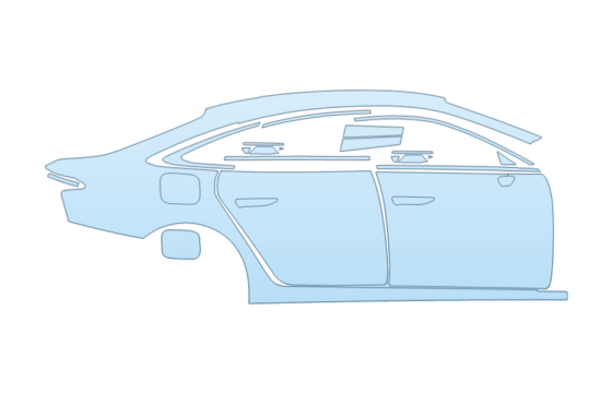 2026 AUDI A6 PREMIUM FULL PASSENGER SIDE PPF kit 2026 AUDI A6 PREMIUM FULL PASSENGER SIDE paint protection film kit