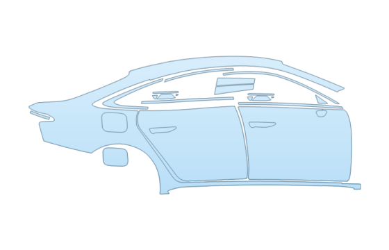 2026 AUDI A6 PREMIUM FULL PASSENGER SIDE W/S LINE PKG PPF kit 2026 AUDI A6 PREMIUM FULL PASSENGER SIDE W/S LINE PKG paint protection film kit