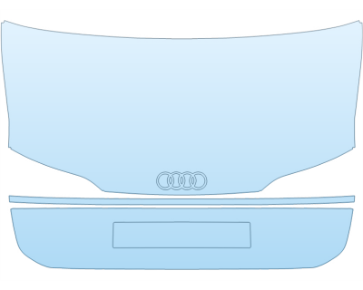 2026 AUDI A6 PREMIUM FULL TRUNK NO EMBLEMS paint protection film kit