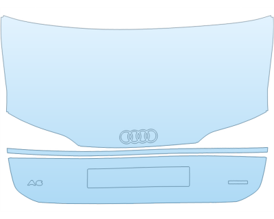 2026 AUDI A6 PREMIUM FULL TRUNK W/EMBLEMS paint protection film kit