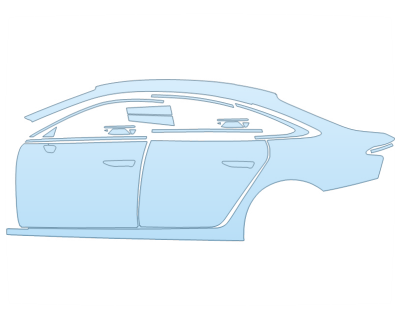 2026 AUDI A6 PREMIUM PLUS FULL DRIVER SIDE paint protection film kit