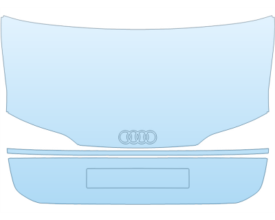 2026 AUDI A6 PREMIUM PLUS FULL TRUNK NO EMBLEMS paint protection film kit
