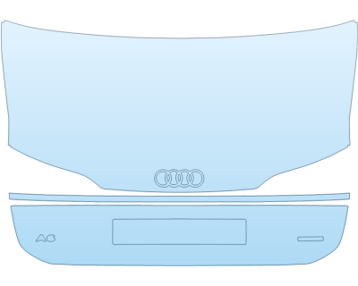 2026 AUDI A6 PREMIUM PLUS FULL TRUNK W/EMBLEMS paint protection film kit