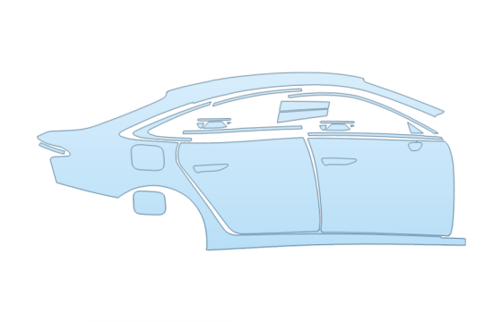 2026 AUDI A6 PRESTIGE FULL PASSENGER SIDE PPF kit 2026 AUDI A6 PRESTIGE FULL PASSENGER SIDE paint protection film kit