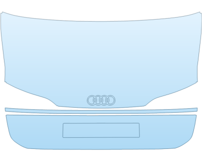 2026 AUDI A6 PRESTIGE FULL TRUNK NO EMBLEMS paint protection film kit