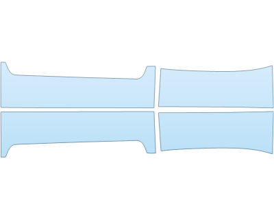 2026 AUDI A6 TECHNIK DOOR SILLS paint protection film kit