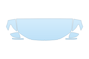 2027 AUDI A6 ALLROAD PREMIUM PLUS HOOD FENDERS MIRRORS 24 INCH STRAIGHT (WRAPPED EDGES)