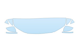 2027 AUDI A6 ALLROAD PROGRESSIV HOOD FENDERS MIRRORS 18 INCH STRAIGHT (WRAPPED EDGES)