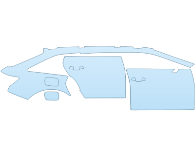2026 AUDI A6 ALLROAD PROGRESSIV FULL PASSENGER SIDE PPF kit 2026 AUDI A6 ALLROAD PROGRESSIV FULL PASSENGER SIDE paint protection film kit
