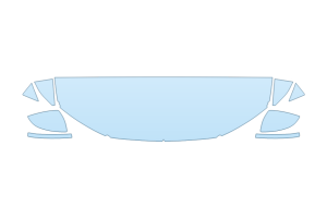 2027 AUDI A6 ALLROAD TECHNIK HOOD FENDERS MIRRORS 18 INCH STRAIGHT (WRAPPED EDGES)