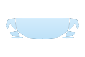 2027 AUDI A6 ALLROAD TECHNIK HOOD FENDERS MIRRORS 24 INCH STRAIGHT (WRAPPED EDGES)