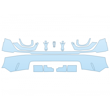 2026 AUDI RSQ8 PERFORMANCE REAR BUMPER paint protection film kit