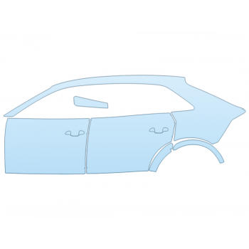 2026 AUDI RSQ8 PERFORMANCE DRIVER SIDE paint protection film kit