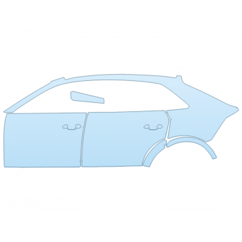 2026 AUDI RSQ8 PERFORMANCE DRIVER SIDE W/ ROOF RACKS paint protection film kit
