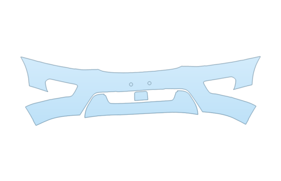 2027 FORD E-TRANSIT BASE BUMPER PPF kit 2027 FORD E-TRANSIT BASE BUMPER paint protection film kit