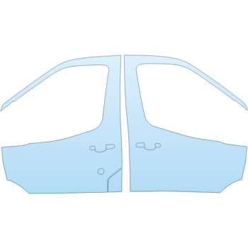 2026 FORD E-TRANSIT BASE FULL DOORS PPF kit 2026 FORD E-TRANSIT BASE FULL DOORS paint protection film kit