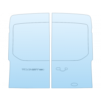 2026 FORD E-TRANSIT BASE REAR HATCH PPF kit 2026 FORD E-TRANSIT BASE REAR HATCH paint protection film kit