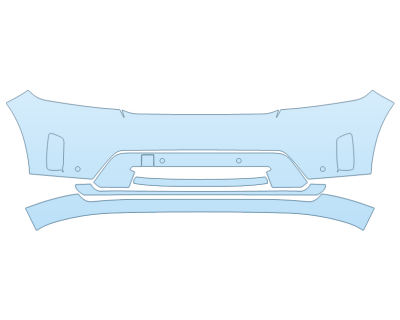 2026 HONDA PROLOGUE ELITE BUMPER W SENSORS PPF kit 2026 HONDA PROLOGUE ELITE BUMPER W SENSORS paint protection film kit