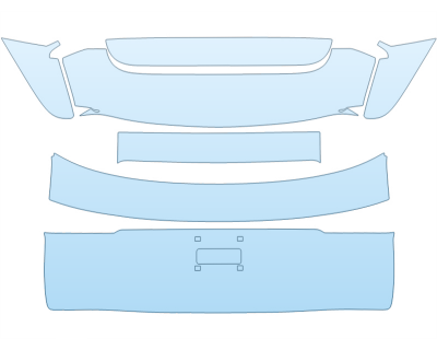 2026 HONDA PROLOGUE EX REAR HATCH PPF kit 2026 HONDA PROLOGUE EX REAR HATCH paint protection film kit