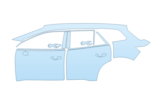 2027 HONDA PROLOGUE TOURING DRIVER SIDE PPF kit 2027 HONDA PROLOGUE TOURING DRIVER SIDE paint protection film kit