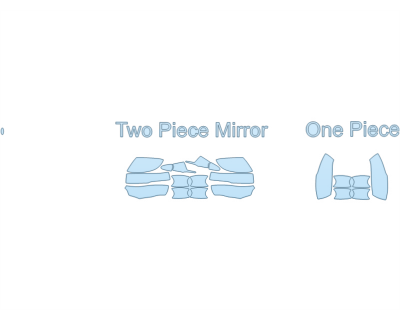 2026 HONDA RIDGELINE TOURING MIRRORS DOOR CUPS paint protection film kit