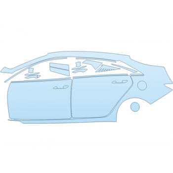 2026 HYUNDAI ELANTRA HYBRID BLUE DRIVER SIDE PPF kit 2026 HYUNDAI ELANTRA HYBRID BLUE DRIVER SIDE paint protection film kit