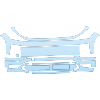 2026 HYUNDAI IONIQ 9 CALLIGRAPHY BUMPER PPF kit 2026 HYUNDAI IONIQ 9 CALLIGRAPHY BUMPER paint protection film kit