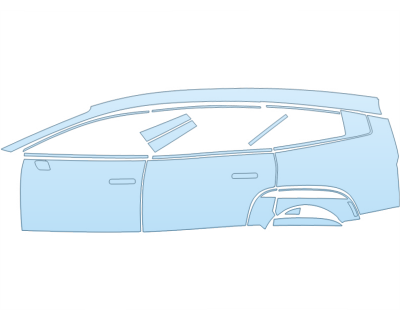 2026 HYUNDAI IONIQ 9 CALLIGRAPHY FULL DRIVER SIDE PPF kit 2026 HYUNDAI IONIQ 9 CALLIGRAPHY FULL DRIVER SIDE paint protection film kit