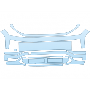 2026 HYUNDAI IONIQ 9 CALLIGRAPHY DESIGN BUMPER PPF kit 2026 HYUNDAI IONIQ 9 CALLIGRAPHY DESIGN BUMPER paint protection film kit