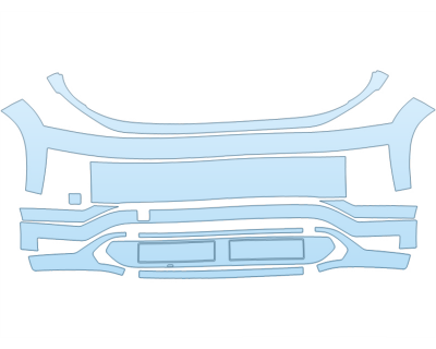 2026 HYUNDAI IONIQ 9 CALLIGRAPHY DESIGN BUMPER PPF kit 2026 HYUNDAI IONIQ 9 CALLIGRAPHY DESIGN BUMPER paint protection film kit