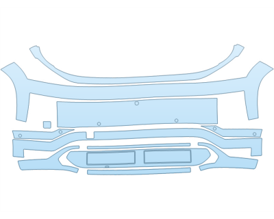 2026 HYUNDAI IONIQ 9 CALLIGRAPHY DESIGN BUMPER W SENSORS PPF kit 2026 HYUNDAI IONIQ 9 CALLIGRAPHY DESIGN BUMPER W SENSORS paint protection film kit
