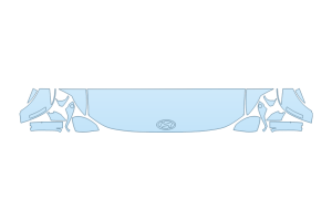 2027 HYUNDAI IONIQ 9 CALLIGRAPHY DESIGN HOOD FENDERS MIRRORS 18 INCH STRAIGHT (WRAPPED EDGES)