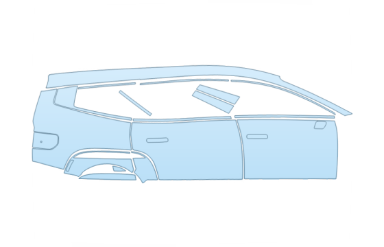 2027 HYUNDAI IONIQ 9 CALLIGRAPHY DESIGN FULL PASSENGER SIDE PPF kit 2027 HYUNDAI IONIQ 9 CALLIGRAPHY DESIGN FULL PASSENGER SIDE paint protection film kit