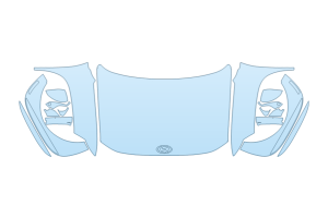 2027 HYUNDAI IONIQ 9 CALLIGRAPHY DESIGN HOOD FENDERS MIRRORS FULL (WRAPPED EDGES)