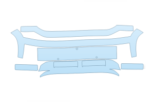 2027 HYUNDAI IONIQ 9 ESSENTIAL BUMPER W SENSORS