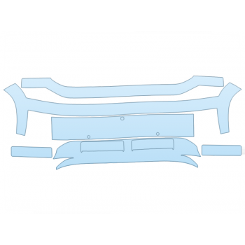 2026 HYUNDAI IONIQ 9 ESSENTIAL BUMPER W SENSORS PPF kit 2026 HYUNDAI IONIQ 9 ESSENTIAL BUMPER W SENSORS paint protection film kit