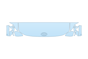 2027 HYUNDAI IONIQ 9 ESSENTIAL HOOD FENDERS MIRRORS 18 INCH STRAIGHT (WRAPPED EDGES)