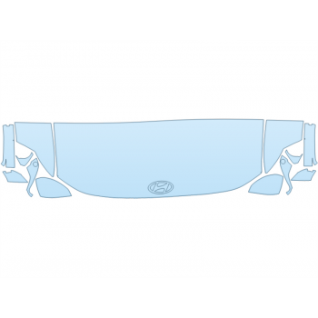 2026 HYUNDAI IONIQ 9 ESSENTIAL HOOD FENDERS MIRRORS 24 INCH STRAIGHT (WRAPPED EDGES) PPF kit 2026 HYUNDAI IONIQ 9 ESSENTIAL HOOD FENDERS MIRRORS 24 INCH STRAIGHT (WRAPPED EDGES) paint protection film kit
