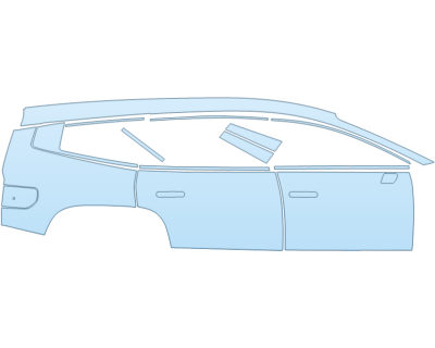 2026 HYUNDAI IONIQ 9 ESSENTIAL FULL PASSENGER SIDE PPF kit 2026 HYUNDAI IONIQ 9 ESSENTIAL FULL PASSENGER SIDE paint protection film kit
