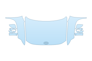 2027 HYUNDAI IONIQ 9 ESSENTIAL HOOD FENDERS MIRRORS FULL (WRAPPED EDGES)