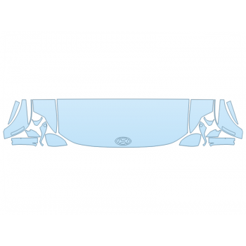 2026 HYUNDAI IONIQ 9 LIMITED HOOD FENDERS MIRRORS 24 INCH STRAIGHT (WRAPPED EDGES) PPF kit 2026 HYUNDAI IONIQ 9 LIMITED HOOD FENDERS MIRRORS 24 INCH STRAIGHT (WRAPPED EDGES) paint protection film kit