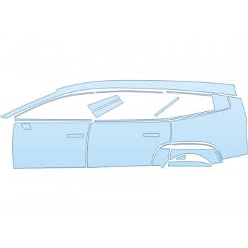 2026 HYUNDAI IONIQ 9 LIMITED FULL DRIVER SIDE PPF kit 2026 HYUNDAI IONIQ 9 LIMITED FULL DRIVER SIDE paint protection film kit